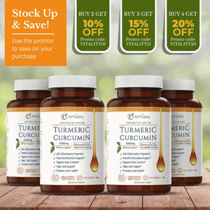 A1 Vitality Turmeric Curcumin Novasol Supplements 1000Mg More Potent than Bioperine - Inflammation, Joint Pain Relief - 185X Bioavailable than Turmeric Black Pepper Capsules – Best Natural Softgels - Vitamen Store