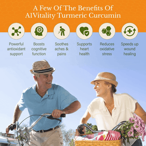 A1 Vitality Turmeric Curcumin Novasol Supplements 1000Mg More Potent than Bioperine - Inflammation, Joint Pain Relief - 185X Bioavailable than Turmeric Black Pepper Capsules – Best Natural Softgels - Vitamen Store