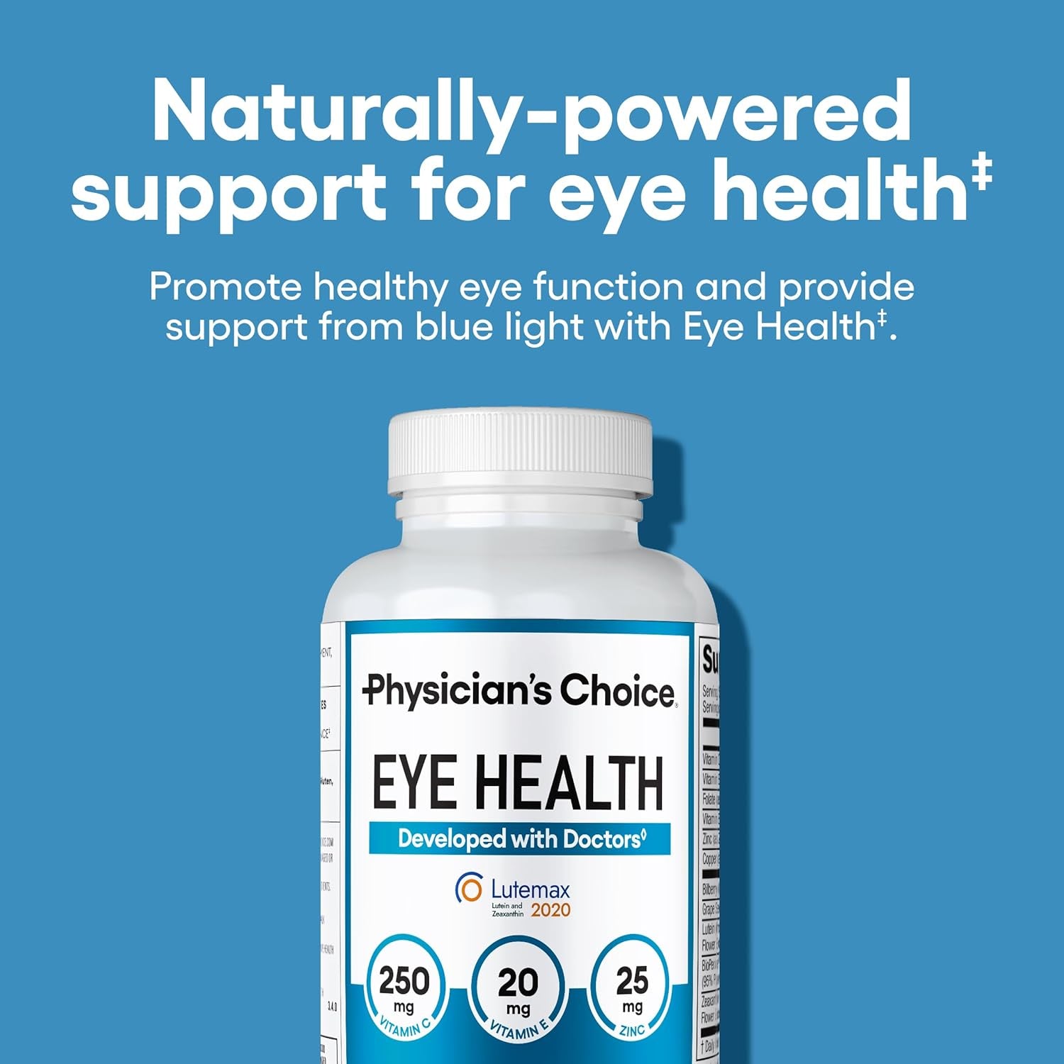 Areds 2 Eye Vitamins - Lutein, Zeaxanthin & Bilberry Extract - Carotenoid Blend - 60 capsules - Vitamen Store