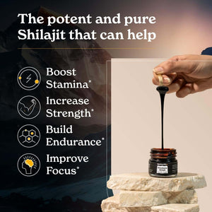 Betteralt Pure Himalayan Shilajit Resin | High Potency for Men & Women | 75 Servings for Stamina and Muscle Building, 85+ Trace Minerals, 75% Fulvic Acid, with Lab Test Report, 400Mg - Vitamen Store