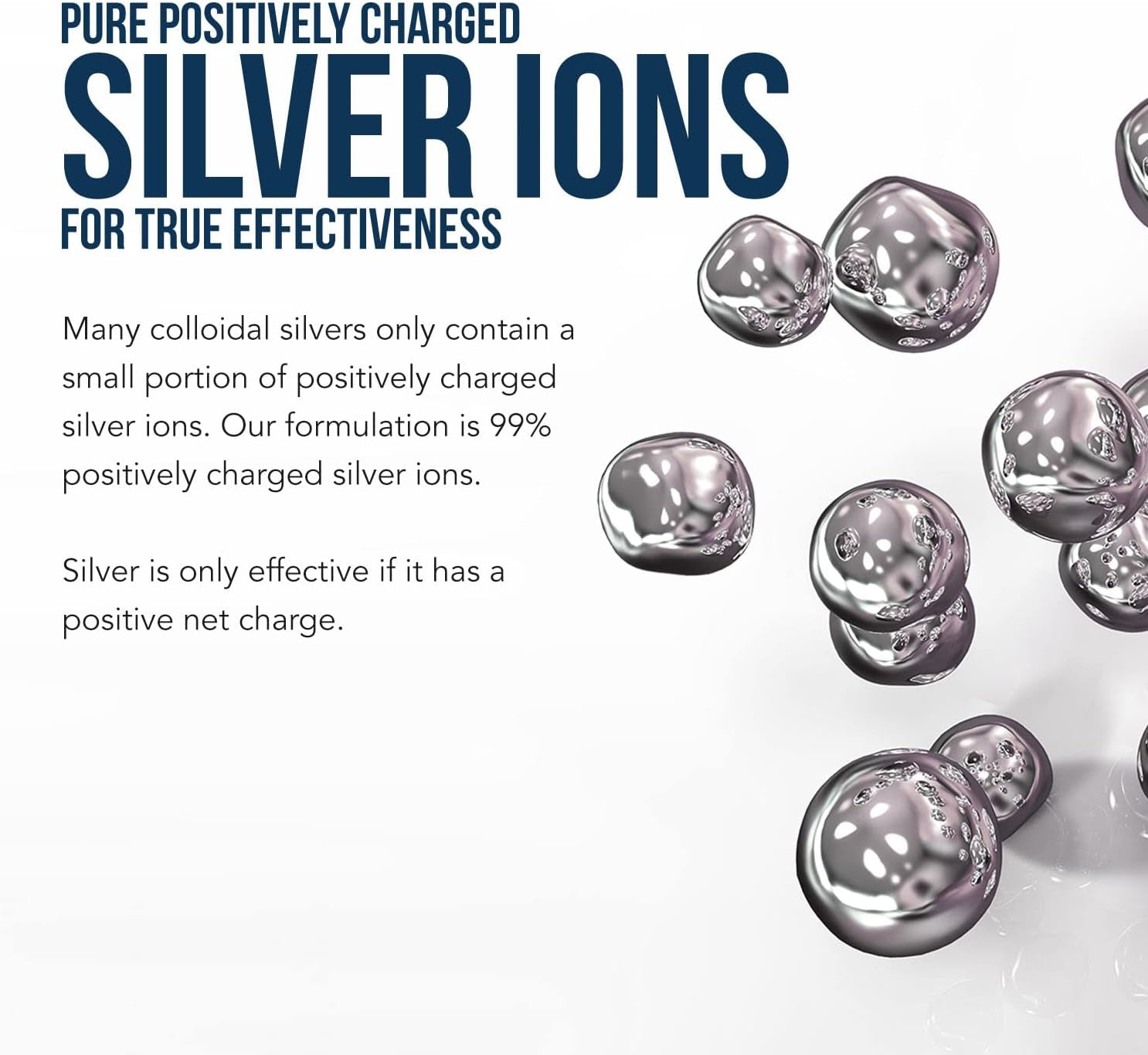 Bioactive Colloidal Silver - 8 Oz, Glass Bottle, Vegan, Safe Doses with Highest Effectiveness - Nano Ions, 30 PPM - Immune Support (48 Servings) - Vitamen Store