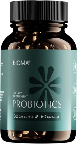 BIOMA Probiotics 3 - in - 1 Synbiotic Capsules - 60 Count - Vitamen Store