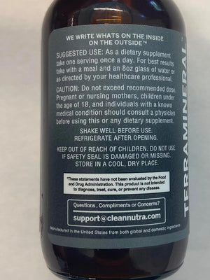 Clean Nutraceuticals Shilajit Liquid Drops with Sea Moss, Ashwagandha, Zinc, Magnesium, and Liquid Vitamins – Terra Mineral - Vitamen Store