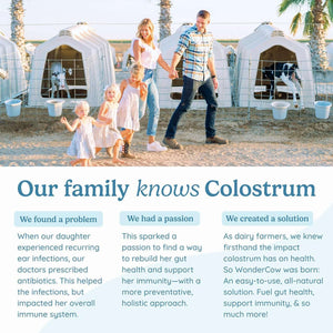 Colostrum Supplement Powder for Gut Health, Immune Support, Muscle Recovery & Wellness | Natural Igg Pure Whole Bovine Colostrum Superfood, Unflavored, 60 Servings - Vitamen Store