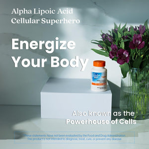 Doctor's Best Alpha - Lipoic Acid – 600 mg – 60 Vegan Capsules – Non - GMO, Gluten - Free, Soy - Free - Vitamen Store