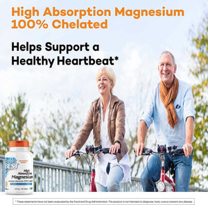 Doctor'S Best High Absorption Magnesium Glycinate Lysinate, 100% Chelated, Non - Gmo, Vegan, Gluten & Soy Free, 100 Mg, 240 Count - Vitamen Store