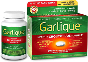 Garlique Garlic Extract – 5000mcg Allicin – Odorless & Vegan - Friendly Supplement, 60 Caplets - Vitamen Store