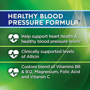 Garlique Healthy Blood Pressure Formula 60 ct - Vitamen Store