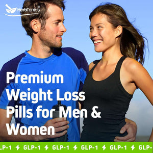 Herbtonics GLP - 1 Apple Cider Vinegar Capsules – 120 Keto ACV Capsules - Vitamen Store