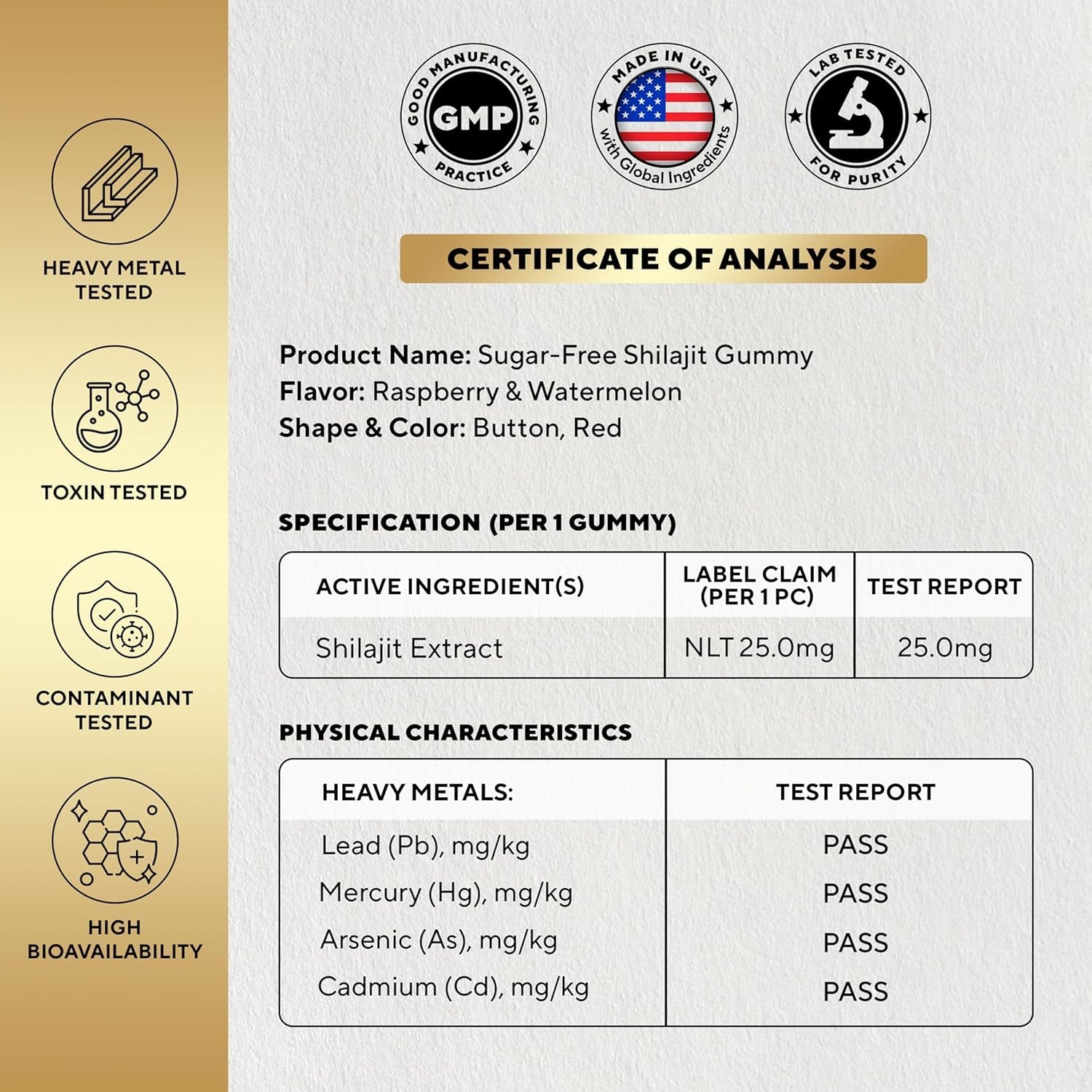 Himalayan Shilajit Gummies – Sugar - Free with Fulvic Acid – Individually Wrapped – 60 Gummies - Vitamen Store