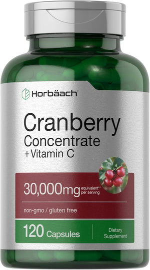 Horbaach Cranberry (30,000 mg) + Vitamin C 150 Capsules - Vitamen Store