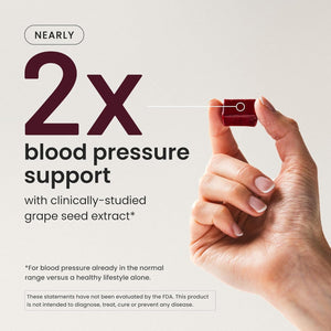 Humann Superbeets Heart Chews - Grape Seed Extract & Beet Root Powder - Pomegranate Berry Flavor - 60 Chews - Vitamen Store