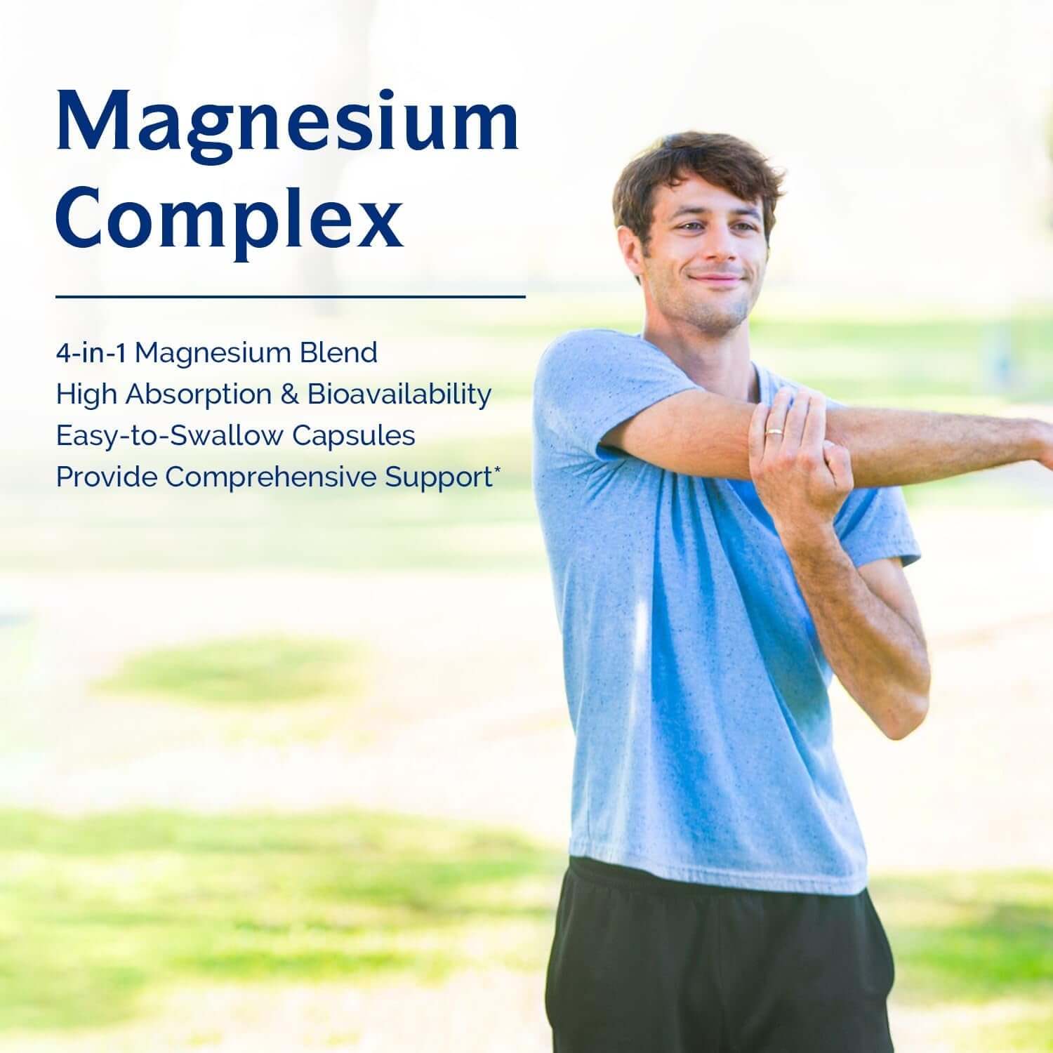 Innate Vitality Magnesium Complex - Magnesium Glycinate, Malate, Citrate, Oxide, Vegan & No Gluten, 90 Capsules - Vitamen Store