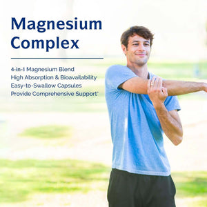 Innate Vitality Magnesium Complex - Magnesium Glycinate, Malate, Citrate, Oxide, Vegan & No Gluten, 90 Capsules - Vitamen Store