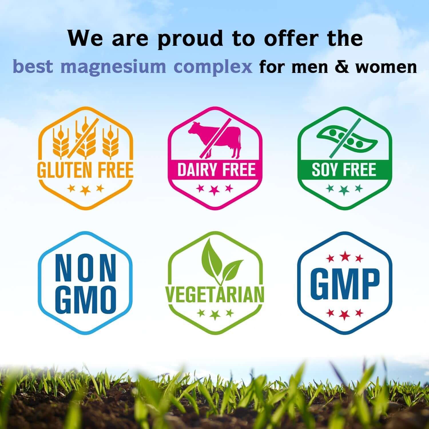 Innate Vitality Magnesium Complex - Magnesium Glycinate, Malate, Citrate, Oxide, Vegan & No Gluten, 90 Capsules - Vitamen Store