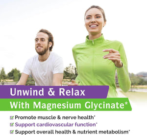 Innate Vitality Magnesium Glycinate 500Mg, 70Mg Elemental Magnesium per Cap, 120 Veggie Capsules - Vitamen Store
