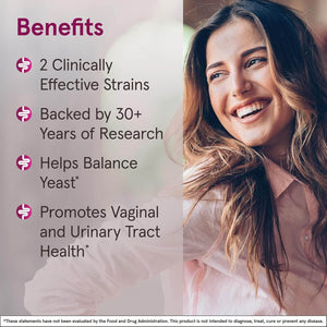 Jarrow Formulas Fem - Dophilus - 1 Billion Organisms per Serving - 30 Veggie Capsules - Women’S Probiotic - Urinary Tract Health - up to 30 Servings - Vitamen Store