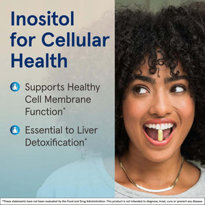 Jarrow Formulas Inositol 750 Mg, Dietary Supplement, 100 Veggie Capsules, up to a 100 Day Supply - Vitamen Store