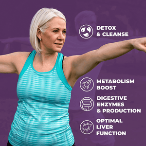 Liver Health Detox Support Supplement - Herbal Blend for Men & Women with Artichoke Extract, Milk Thistle, Turmeric, Ginger, Beet Root, Alfalfa, Zinc, Choline, Grape and Celery Seed. 60 Capsules - Vitamen Store