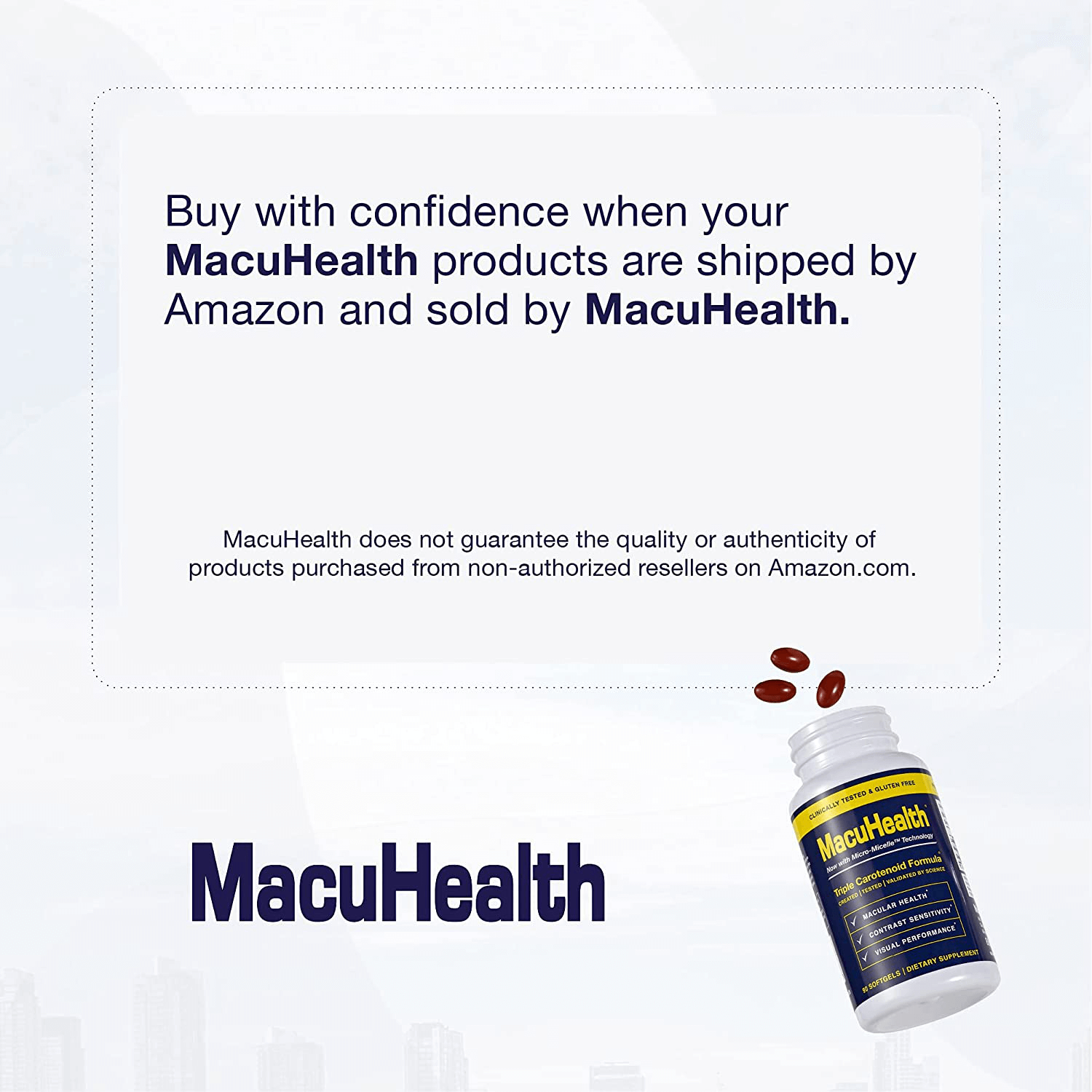 Macuhealth Triple Carotenoid Formula – Eye Vitamins for Adults – 90 Softgels (3 - Month Supply) - Vitamen Store
