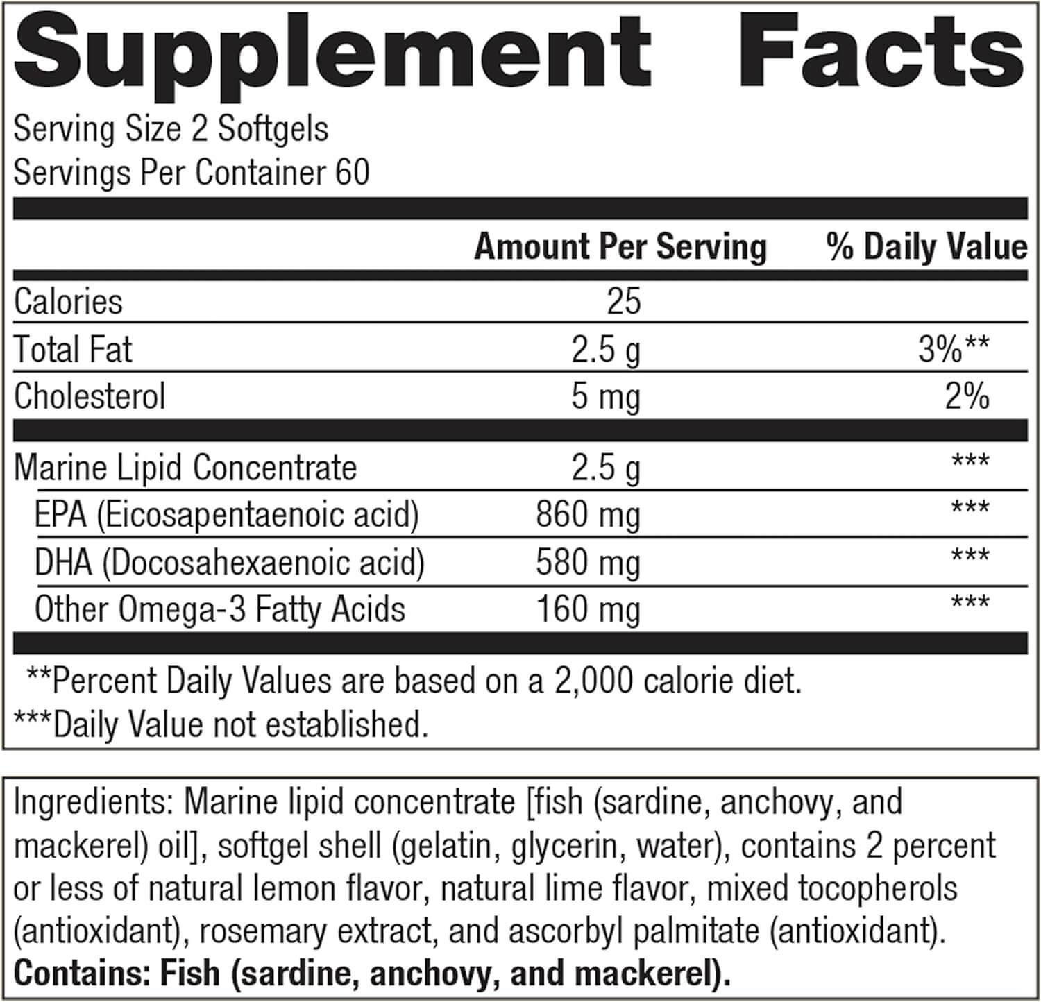 Metagenics Omegagenics Fish Oil EPA - DHA 720mg – Omega - 3 Fish Oil Supplement with DHA & EPA – 120 Softgels - Vitamen Store