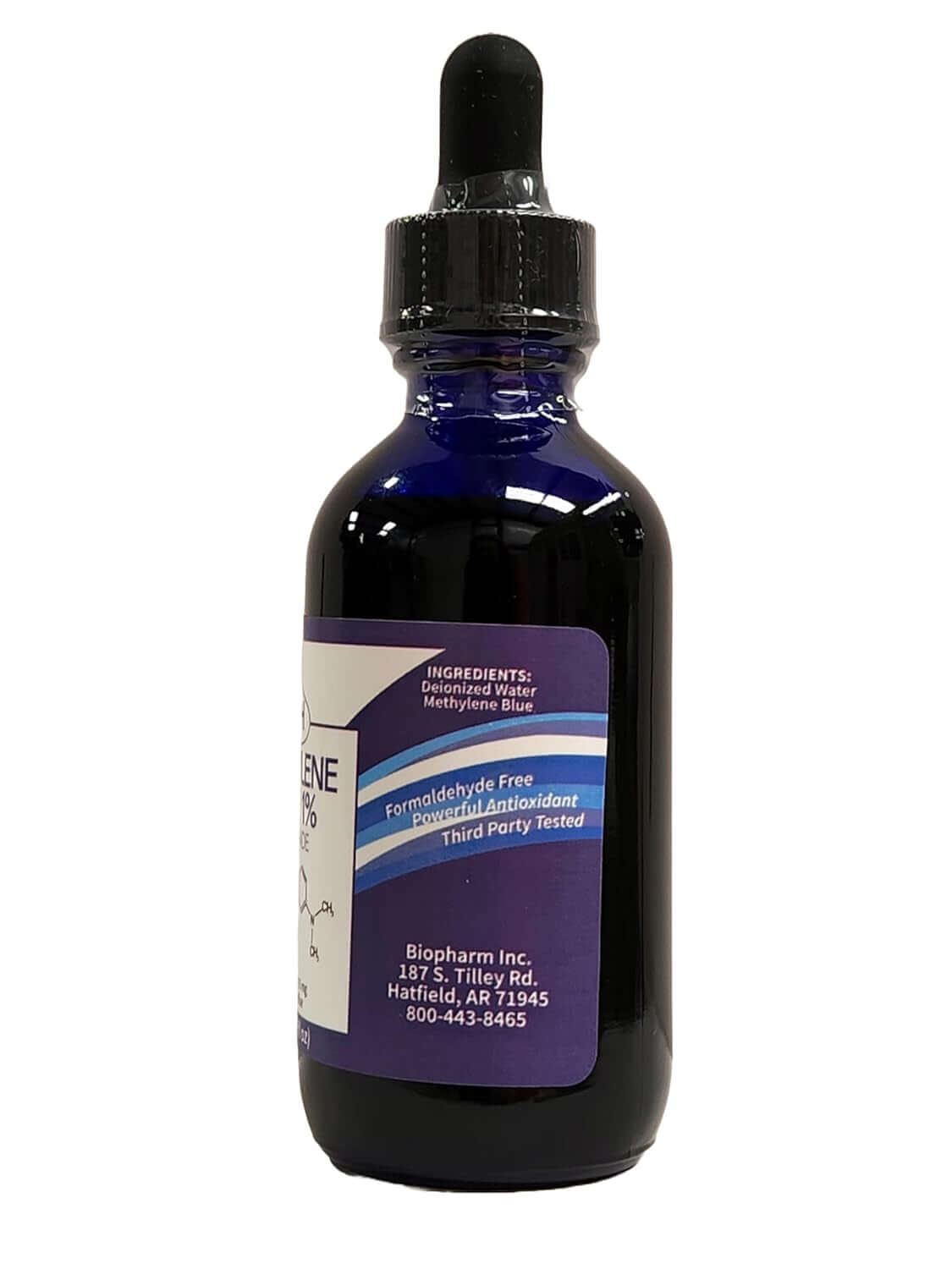 Methylene Blue, 1% USP (Pharmaceutical) Grade, 50 Ml (1.69 Fl Oz) Glass; 3Rd Party Tested - Vitamen Store