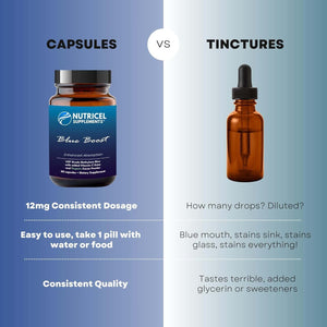 Methylene Blue (USP Grade) Pharma Grade Supplements, Capsule Form, with Added Vitamin C Ester for Enhanced Absorption, Brain Supplement with Brain Fuel, Memory, Focus, Clarity, Cognitive, Energy - Vitamen Store