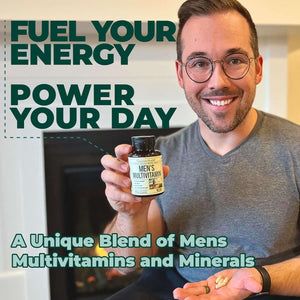 Multivitamin for Men - Daily Mens Multivitamins & Multiminerals with Vitamin D, Vitamin C, B12 Zinc & More. Essential Vitamins for Men for Energy, Focus, Stamina, Performance, Mens Health. 60 Capsules - Vitamen Store