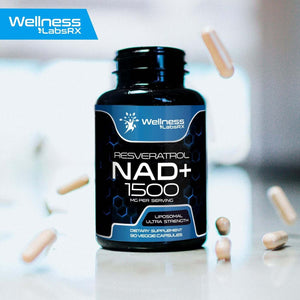 NAD Supplement, 1500Mg - Liposomal NAD+ Supplement with Resveratrol, NAD plus Boosting - Support Cellular Health, Stamina & Healthy Aging - Ultra Strength Capsules, USA Made - Vitamen Store