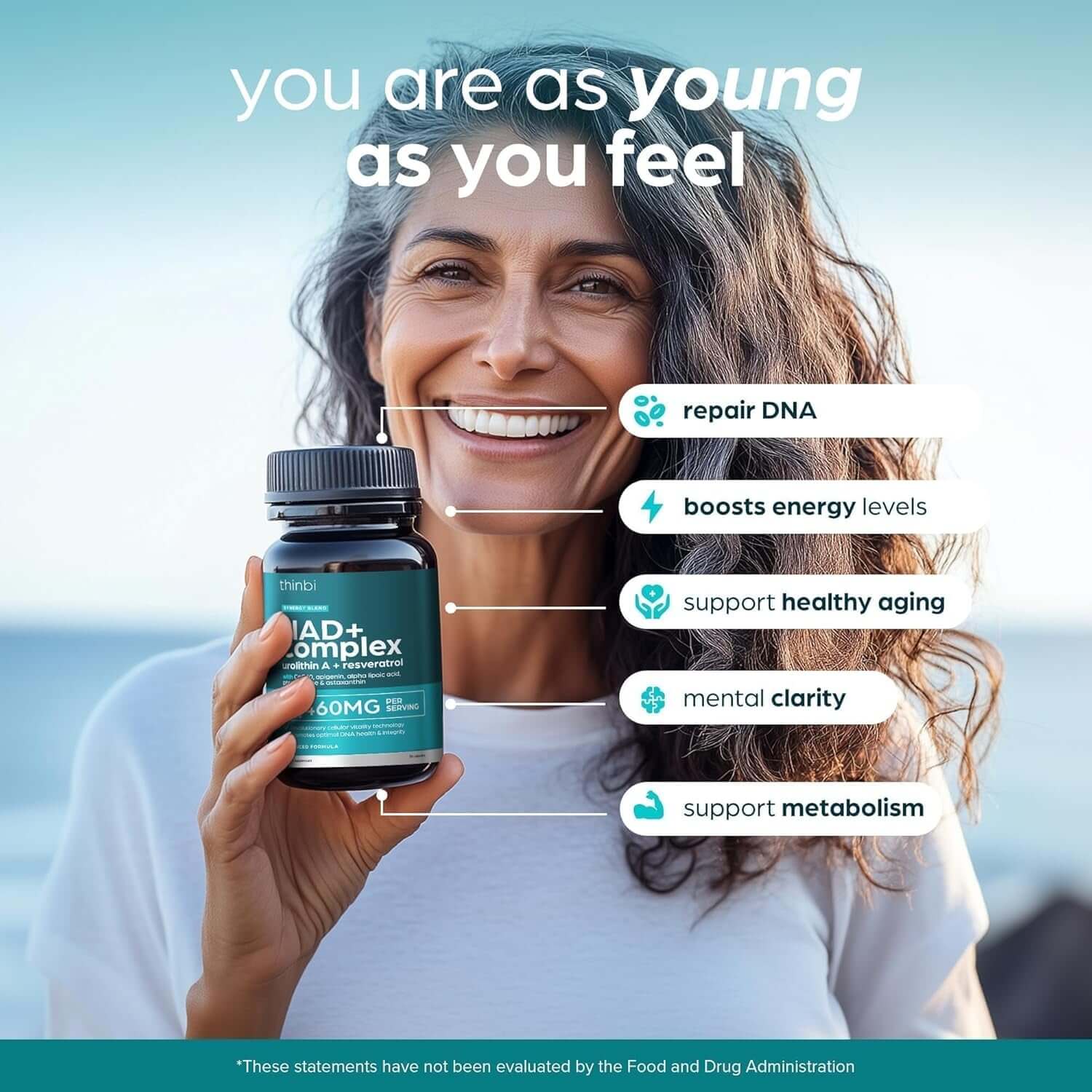 NAD Supplement 8457 Mg Extra Strength NMN Alternative Liposomal + Green Tea for Women & Men, Resveratrol, Coq10, Alpha Lipoic Acid – Energy Anti - Aging,Cell Regeneration –30 - Day - Vitamen Store