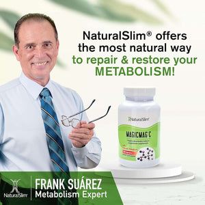 Naturalslim Potassium Magnesium Supplement 100 Capsules – Magicmag C Magnesium Citrate Supplements for Sleep Support, Heart Health, and Muscle Cramp Relief | Gluten - Free 3 Pack - Vitamen Store