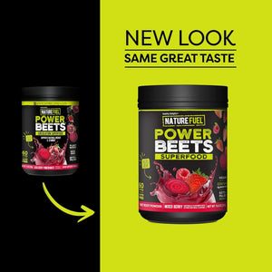 Nature Fuel Power Beets Super Concentrated Circulation Superfood Dietary Supplement – Delicious Acai Berry Pomegranate Flavor – Non - GMO Beet Root Powder - 60 Servings - Vitamen Store