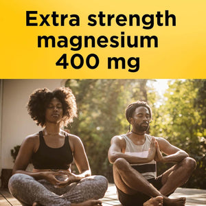 Nature Made Extra Strength Magnesium Oxide 400mg – Magnesium Supplement – 110 Softgels (110 - Day Supply) - Vitamen Store