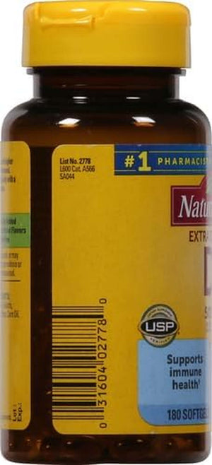 Nature Made Extra Strength Vitamin D3 5000 IU (125 Mcg), Dietary Supplement for Bone, Teeth, Muscle and Immune Health Support, 180 Softgels, 180 Day Supply - Vitamen Store