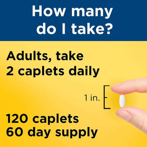 Nature Made Glucosamine Chondroitin Complex with MSM, 120 Caplets, 60 Day Supply - Vitamen Store