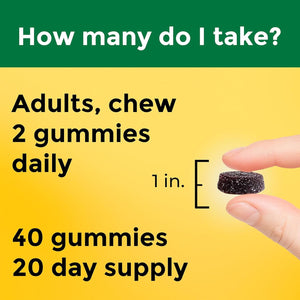 Nature Made High Absorption Magnesium Glycinate Gummies 100 Mg per Serving, 40 Magnesium Gummies, 20 Day Supply - Vitamen Store