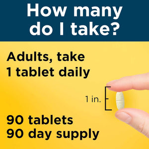 Nature Made Multivitamin for Him with No Iron, Mens Multivitamins for Daily Nutritional Support, Multivitamin for Men, 90 Tablets, 90 Day Supply - Vitamen Store