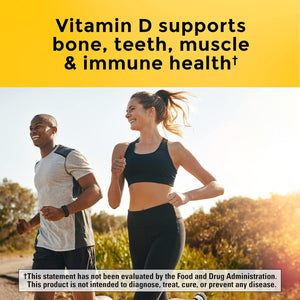 Nature Made Vitamin D3 K2 Gummies, Vitamin D3 5000 IU per Serving, Bone, Teeth, Muscle, Immune Health Support, 50 Vitamin D + K2 Gummy Vitamins, 25 Day Supply - Vitamen Store