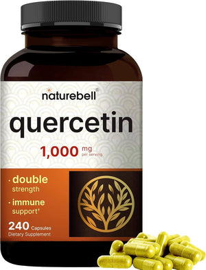 NatureBell Quercetin 1000mg per Serving – 240 Capsules, Ultra Strength Quercetin Supplement, Bioflavonoids, Third - Party Tested, Non - GMO & Gluten - Free - Vitamen Store