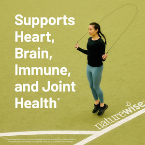 NatureWise Extra - Strength Omega - 3 Fish Oil – 1000 mg per Serving – 600 mg EPA, 400 mg DHA, and Vitamin E – Lemon Flavor – GMO - Free – 60 Softgels (1 - Month Supply) - Vitamen Store