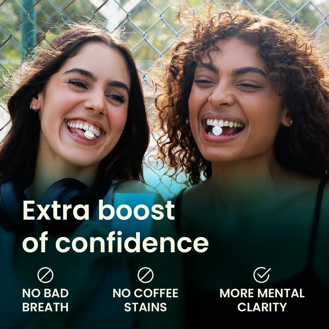 Neurogum Energy Caffeine Gum - Peppermint - 54 Pieces - Sugar Free - Vitamen Store