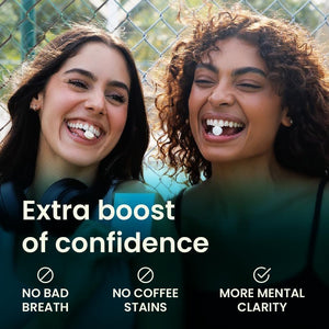 Neurogum Energy Caffeine Gum - Peppermint - 54 Pieces - Sugar Free - Vitamen Store