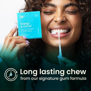 Neurogum Energy Caffeine Gum - Peppermint - 54 Pieces - Sugar Free - Vitamen Store