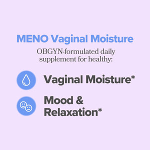 O Positiv MENO Vaginal Moisture Support Capsules – Obgyn - Formulated to Support Healthy Vaginal Moisture, Mood & Relaxation – Hormone - Free with Maca & Fenugreek Seed – 30 Servings (Pack of 2) - Vitamen Store