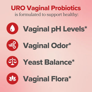 O Positiv URO Vaginal Probiotics for Women Ph Balance with Prebiotics & Lactobacillus Probiotic Blend - Vaginal Health Supplement - Promote Healthy Vaginal Odor & Vaginal Flora, 60 Count (Pack of 1) - Vitamen Store