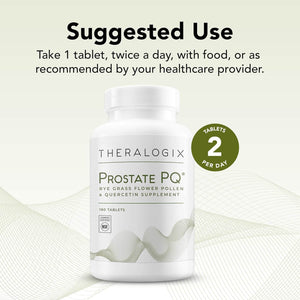 Prostate PQ Rye Grass Pollen Extract Supplement with Quercetin | 90 Day Supply - Allergen - Free | Made in the USA - Vitamen Store