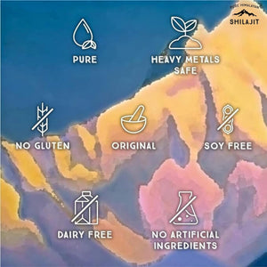 Pure Himalayan Shilajit Dry Drops – 90 Tablets (200mg) – Authentic Mineral - Rich Resin with Fulvic Acid & Natural Trace Elements - Vitamen Store