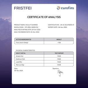 Pure Himalayan Shilajit Gummies for Men & Women - 100% Natural & Organic | 85+ Trace Minerals & Fulvic Acid | 90 Count | Individually Packaged - Vitamen Store