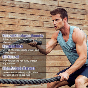 Pure Himalayan Shilajit Gummies for Men & Women - 100% Natural & Organic | 85+ Trace Minerals & Fulvic Acid | 90 Count | Individually Packaged - Vitamen Store