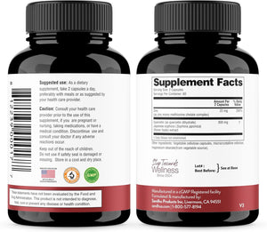 Sandhu’s Zinc Quercetin – 120 Vegetarian Capsules, Zinc & Quercetin Formula – Gluten, Soy & Dairy - Free - Vitamen Store